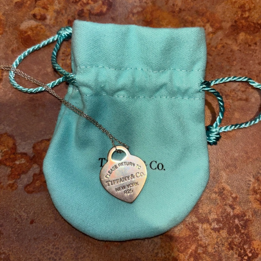 Tiffany Heart Tag Pendant